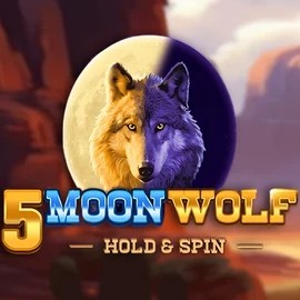 5 Moon Wolf logo – Slots by Apparat Gaming at Fatpirate Casino