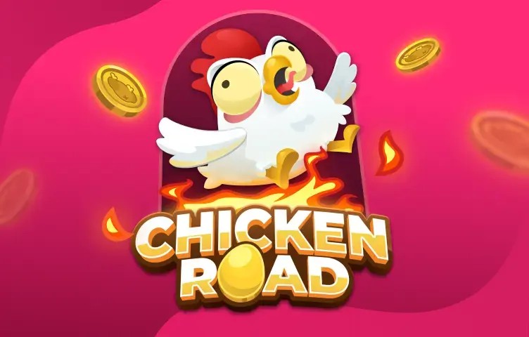Chicken Road slot logo by InOut at Fatpirate CasinoChicken Road