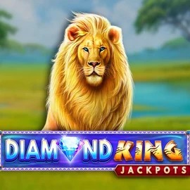 Jackpots logo of Diamond King Jackpots from SpinPlay Games at Fatpirate Casino