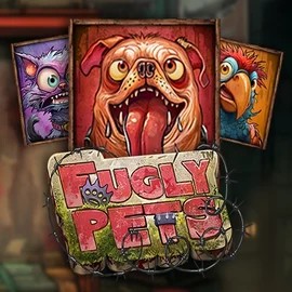 Fugly Pets slot logo by Stakelogic at Fatpirate CasinoFugly Pets