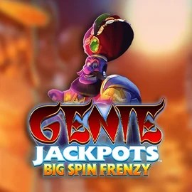 Genie Jackpots: Big Spin Frenzy game by Blueprint Gaming – logo hosted on Fatpirate Casino