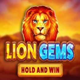 Lion Gems Hold and Win slot logo by Playson at Fatpirate CasinoLion Gems Hold and Win