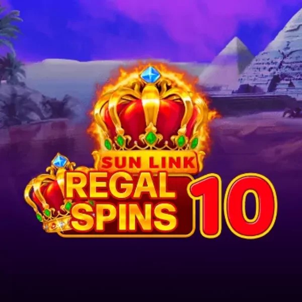 Regal Spins 10 game by PatePlay – logo hosted on Fatpirate Casino