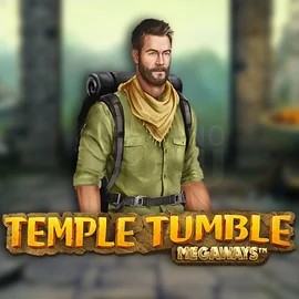Temple Tumble Megaways slot logo by Relax Gaming at Fatpirate CasinoTemple Tumble Megaways